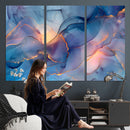 Colorful Abstract Canvas Wall Art Print, Vibrant Popup Color Art Print