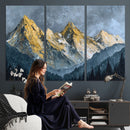 Abstract Mountain Wall Art Canvas Print Modern Landscape Painting Print by MyGreatCanvas | Canvas Wall Art Prints | Photo Prints & Wall Decor