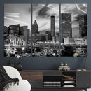 Black and White Atlanta Wall Art Canvas Print by MyGreatCanvas | Canvas Wall Art Prints | Photo Prints & Wall Decor