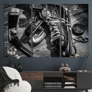 Old Pair of Mens Skates Wall Art Canvas, Men Skates Wall Art