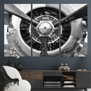 Vintage Airplane Wall Art Canvas Print by MyGreatCanvas | Canvas Wall Art Prints | Photo Prints & Wall Decor