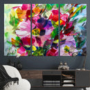 Oil Flower Abstract Canvas Print by MyGreatCanvas | Canvas Wall Art Prints | Photo Prints & Wall Decor