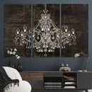Rustic Chandelier Canvas Print by MyGreatCanvas | Canvas Wall Art Prints | Photo Prints & Wall Decor