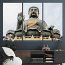 Buddha Statue Wall Art Canvas Print