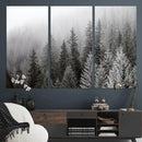 Big Foggy Forest and Misty Trees Forest Wall Art Canvas by MyGreatCanvas | Canvas Wall Art Prints | Photo Prints & Wall Decor