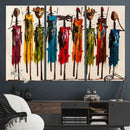 Abstract African Women Wall Art Canvas Print by MyGreatCanvas | Canvas Wall Art Prints | Photo Prints & Wall Decor