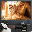 Buddha Statue Hands Wall Art Canvas Print by MyGreatCanvas | Canvas Wall Art Prints | Photo Prints & Wall Decor