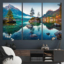 Crystal Clear Lake Wall Art | Mountains Wall Art Canvas | 3 by MyGreatCanvas | Canvas Wall Art Prints | Photo Prints & Wall Decor
