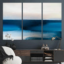 Dark Blue Abstract Wall Art Canvas Print by MyGreatCanvas | Canvas Wall Art Prints | Photo Prints & Wall Decor