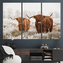 Longhorn Cattle Wall Art Canvas Print, Framed Farmhouse by MyGreatCanvas | Canvas Wall Art Prints | Photo Prints & Wall Decor