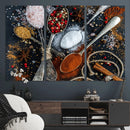 Spices and Seasonings Canvas Wall Art – Colorful Triptych by MyGreatCanvas | Canvas Wall Art Prints | Photo Prints & Wall Decor