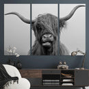 Texas Cow Wall Art Canvas, Texas Longhorn Cattle Canvas by MyGreatCanvas | Canvas Wall Art Prints | Photo Prints & Wall Decor
