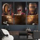 Wine and Barrels Wall Art Canvas Print by MyGreatCanvas | Canvas Wall Art Prints | Photo Prints & Wall Decor