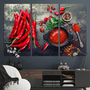Red Pepper Kitchen and Restaurant Wall Wall Art, Red Pepper by MyGreatCanvas | Canvas Wall Art Prints | Photo Prints & Wall Decor