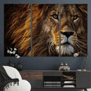 Mighty Lion Wall Art Canvas Print – Majestic Animal Portrait