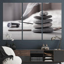 Burning Incense and Zen Stones Buddhism Wall Art, Zen Stones by MyGreatCanvas | Canvas Wall Art Prints | Photo Prints & Wall Decor