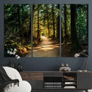 Natural Landscape Wall Art Relaxing Forest Canvas Print