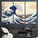 Wall Art Kanagawa Canvas Artwork Abstract Print