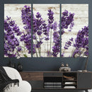 Lavender Canvas Wall Art Flower Print