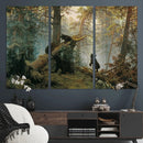 Grizzly Bear Cubs Wall Art Canvas Print by MyGreatCanvas | Canvas Wall Art Prints | Photo Prints & Wall Decor