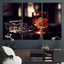 Whiskey and Cigar Canvas – Luxurious Wall Art for Home or