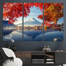 Mount Fuji Canvas Wall Art Japan Autumn Mountain Canvas