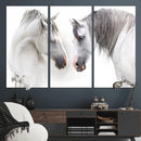White Horse Wall Art Animal Canvas Print by MyGreatCanvas | Canvas Wall Art Prints | Photo Prints & Wall Decor