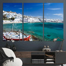 Santorini Wall Art Canvas Print