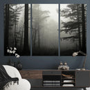Misty Forest Wall Art Premium Canvas Print a Foggy and by MyGreatCanvas | Canvas Wall Art Prints | Photo Prints & Wall Decor