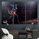 American Football Wall Art Canvas Print, Stadium Sport Wall