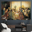 Last Supper Wall Art Canvas Print, Framed Jesus Painting Art