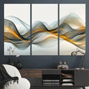 Abstract Wave Canvas Wall Art – Fluid Contemporary Elegance