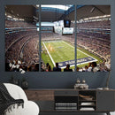 Dallas Cowboys Football Team Print - Arlington AT&T Stadium by MyGreatCanvas | Canvas Wall Art Prints | Photo Prints & Wall Decor