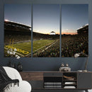 Oregon Ducks Football Team Print - Eugene Autzen Stadium
