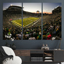 Oregon Stadium Canvas Wall Art - Captivating Game Day Scene