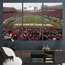 Wisconsin Badgers Team Print Canvas - Madison Camp Randall