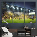 Columbus Crew Stadium Match Triple Canvas Wall Art - Dynamic