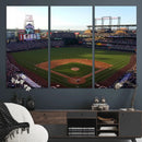 Colorado Rockies Coors Field Wall Art Canvas Print - MLB