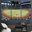 Texas Rangers Baseball Team Print - Arlington Globe Life