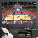 Miami Heat Basketball Team Print Wall Art- Kaseya Center by MyGreatCanvas | Canvas Wall Art Prints | Photo Prints & Wall Decor