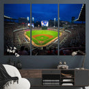 Truist Park Night Game Canvas Art - Atlanta Braves Stadium