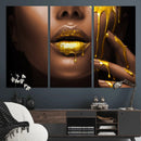 African American Art Black Woman Canvas Print, African Wall