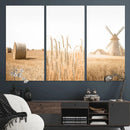Vintage Farmhouse Triptych Wall Art – Giclée Canvas