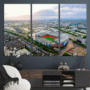 Old Trafford Manchester United Stadium Wall Art Canvas Print