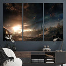Avengers Planet Wall Art Canvas Print