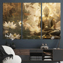 Zen Buddha Wall Art Canvas Print | Peaceful Meditation Decor