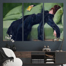 Decadent Girl by Ramon Casas Wall Art Canvas Print, Framed