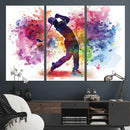 Colorful Golfer Swing Wall Art Canvas Print - Ready to Hang, by MyGreatCanvas | Canvas Wall Art Prints | Photo Prints & Wall Decor