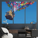 Carl Fredricksen, Up Movie Wall Art, Balloons Wall Art, Air