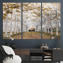 Forest Grove Wall Art | Serene Pathway Canvas Print | Ready